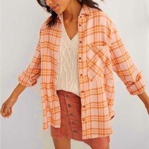 Aerie Plaid Button Down Flannel